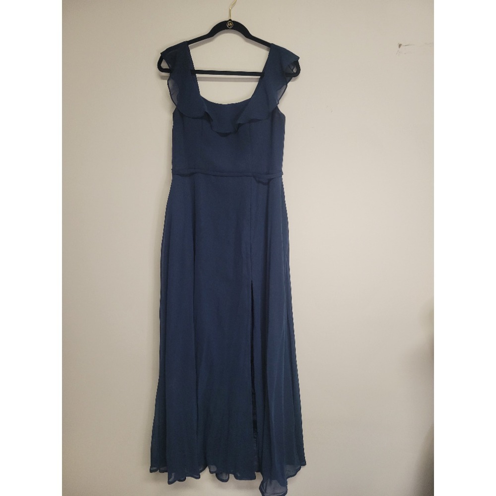 Azazie Brides Maid  Dress‎ Navy Blue Womens Size 10
